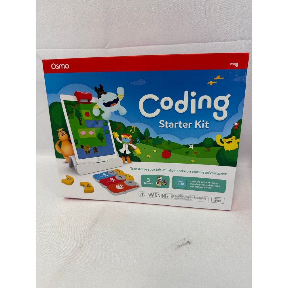 Osmo - Coding Starter Kit for iPad Educational Learning Games-Ages 5-10+ Learn t
